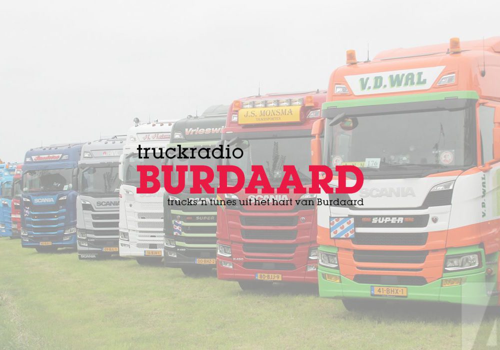 Vormgeving voor Truckradio Burdaard